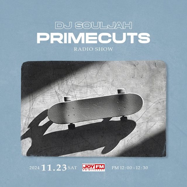[番組告知]
11/23 [土]12:00放送
JOY FM(FM宮崎)
DJ SOULJAH “PRIMECUTS”

今週は11/23(土)に開催されるSLS @sls @sls_tokyo (Street League Skateboarding) 東京大会を記念して、
本大会でDJを務める @djsouljahpcuts が選ぶ 
90年代 スケートビデオで使われた音楽を特集します🛹

#djsouljah #primecuts #joyfm #sls #slstokyo #音昼癒耳 #🐉